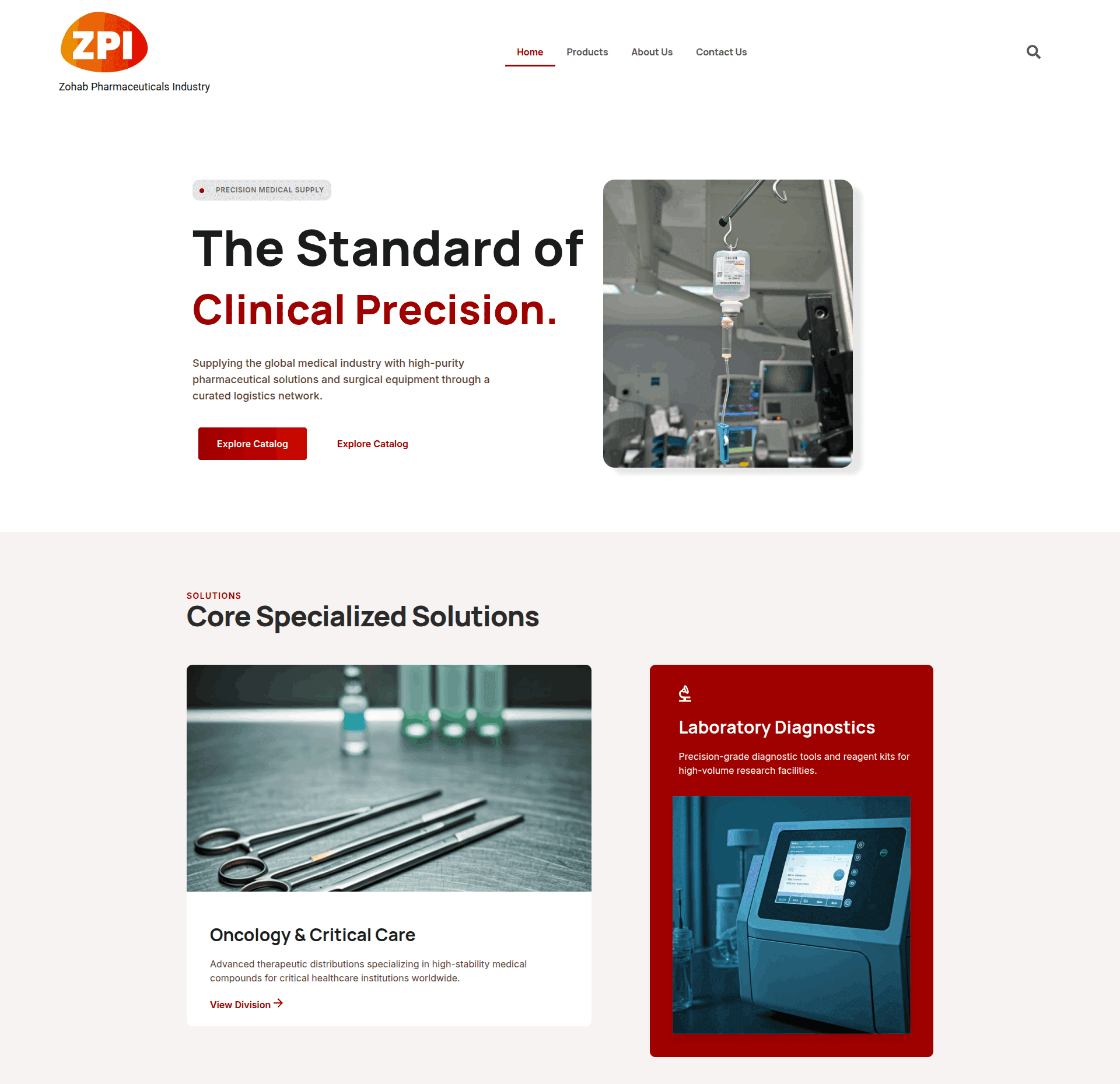 ZPI Pharma — Pharmaceutical Supply Website (WordPress + WooCommerce)
